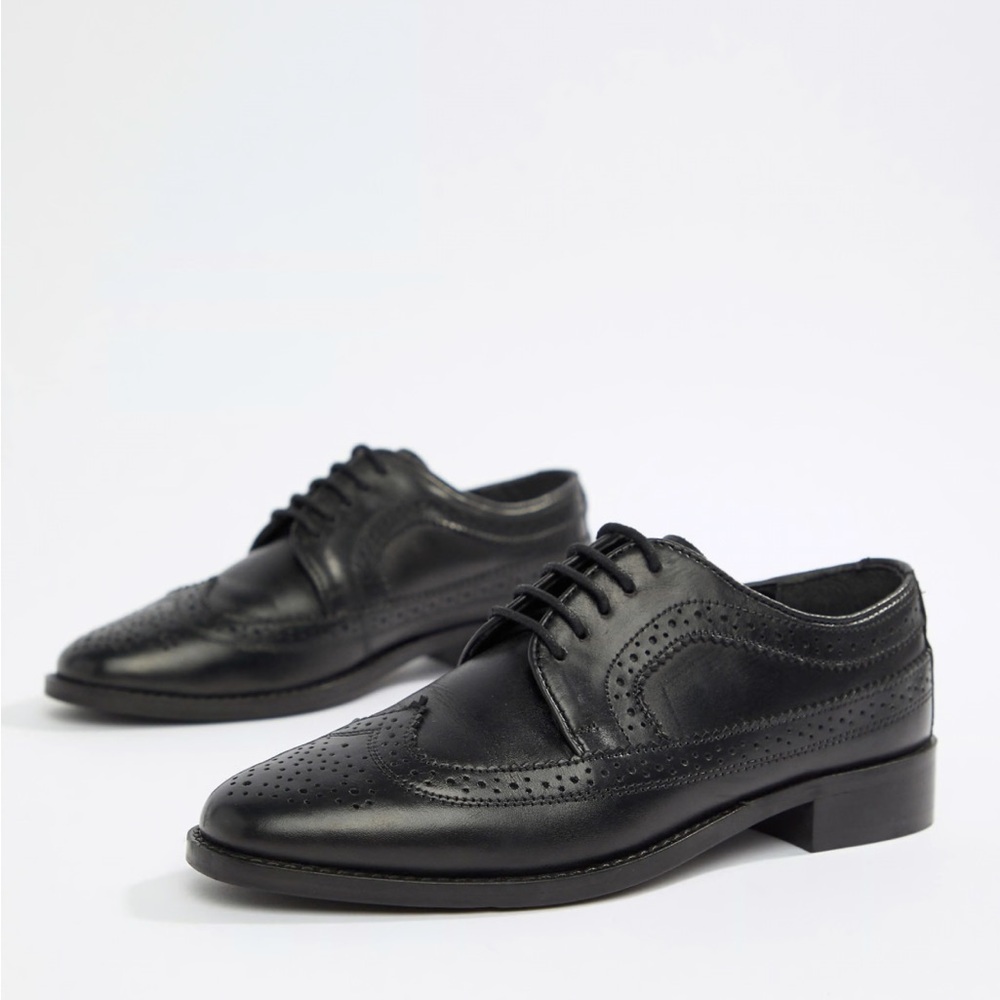 ASOS DESIGN Mai Tai leather brogues